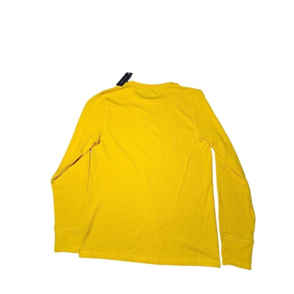 Tommy Hilfiger Men's Thermal Waffle-Knit Logo Sleepwear Size L Yellow - Picture 3 of 6